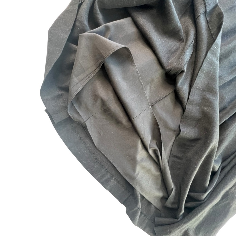 Ann Taylor Linen Blend  A-Line Skirt in Black Color Size 8 - Picture 5 of 8